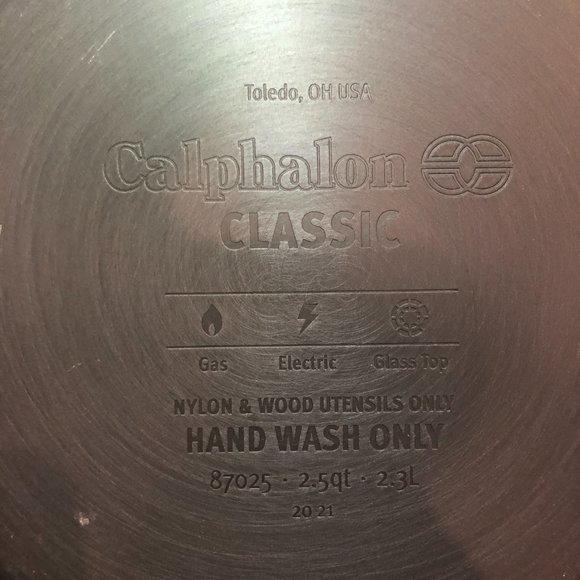 New - Calphalon Classic Non-stick 7-pc Cookware Set (without box) - Picture 8 of 15